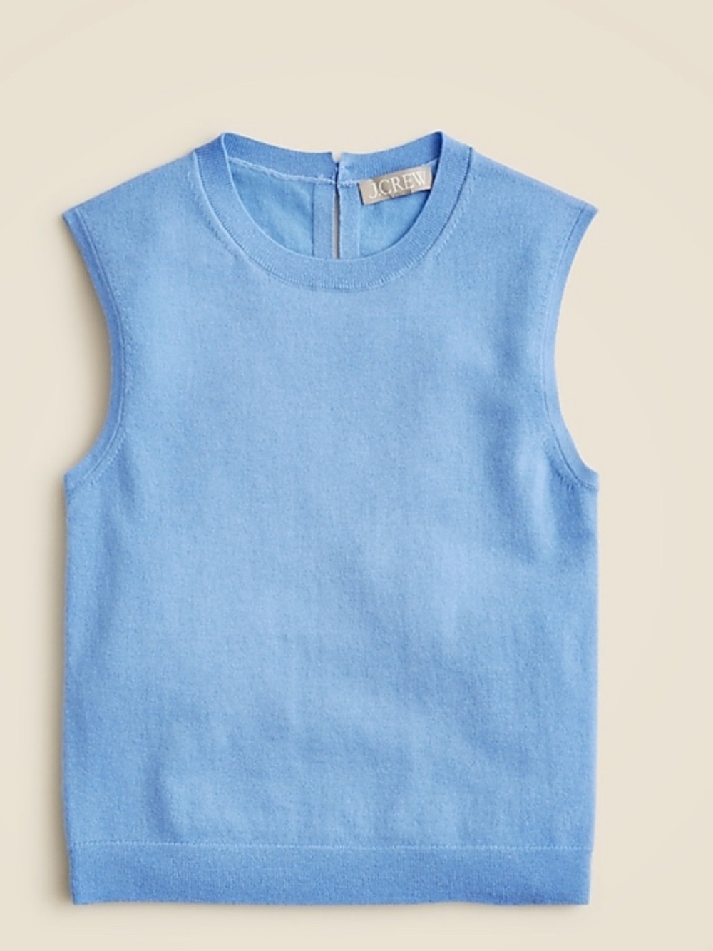 J.CREW
Featherweight Cashmere-Blend Cropped Sweater Vest Large